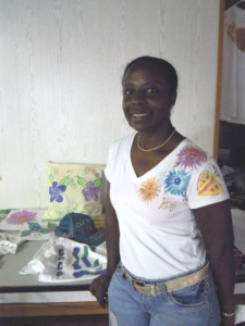 painted fabric