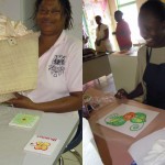 Princess Cay Vendors Tip the Texture Painting Scales