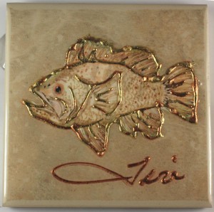 Paint on tile