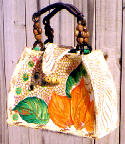 One of my first painted bags