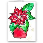 Painting a Poinsettia