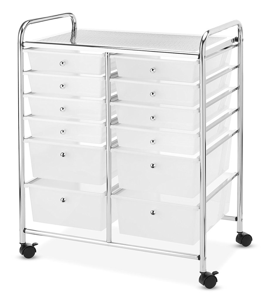 Storage cart for art supplies...